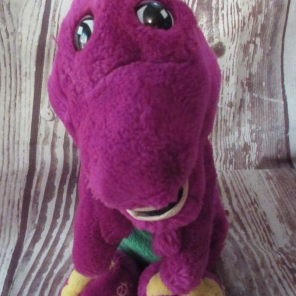 Barney Stuffed Animal Purple Dinosaur Plush Toy